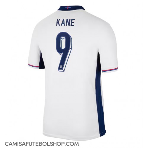 Camisa de time de futebol Inglaterra Harry Kane #9 Replicas 1º Equipamento Europeu 2024 Manga Curta